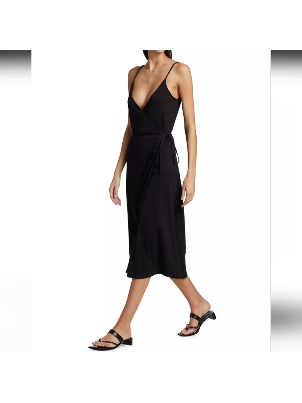 Frame Denim Morgan knit wrap Dress